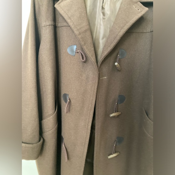 vintage 90s deadstock wool coat - Picture 2 of 3